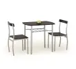 LANCE zestaw stół + 2 krzesła wenge