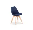 Krzesło K303 ciemny niebieski / tkanina