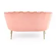 AMORINITO XL fotel wypoczynkowy jasny różowy / złoty