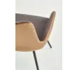 K392 krzesło popielaty / brązowy