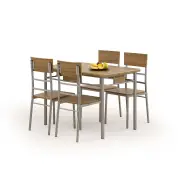 NATANIEL - NATAN zestaw stół + 4 krzesła 1kpl=1paczka)