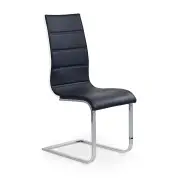 K104 krzesło czarny/biały ekoskóra