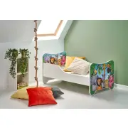 Łóżko dla dzieci HAPPY JUNGLE z materacem