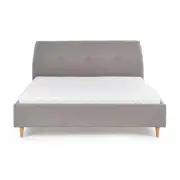 DORIS łóżko tapicerowane 160x200 popiel4