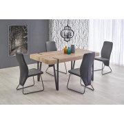 STÓŁ PROSTOKĄTNY 90X170 DĄB SAN REMO / CZARNY YOHANN LOFT – stół prostokątny 140x80, stół prostokątny nowoczesny, stół prostokątny do salonu, stoły prostokątne sklep, stół prostokątny biały