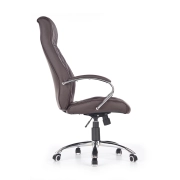 FOTEL OBROTOWY GABINETOWY HILTON czekoladowy – fotel komputerowy, fotel biurowy, fotel obrotowy, fotel do biura, ergonomiczny fotel