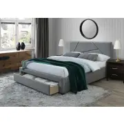 VALERY łóżko 160 cm z szufladami popiel