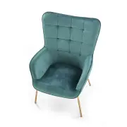 Fotel wypoczynkowy CASTEL 2 ciemny zielony