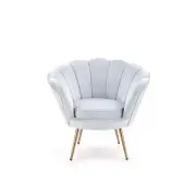 Fotel wypoczynkowy AMORINO jasny niebieski
