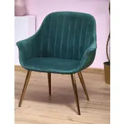 ELEGANCE 2 fotel wypoczynkowy tapicerka - ciemny zielony
