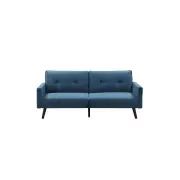 CORNER sofa rozkładana z funkcją narożnika niebieska
