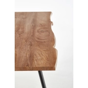 STÓŁ 80X120 DĄB NATURALNY / CZARNY LARSON LOFT – stół do kuchni, stół biały, stoły sklep online, stół okrągły, idealny do salonu