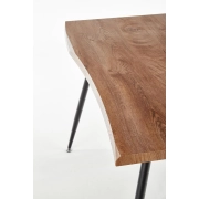 STÓŁ 80X120 DĄB NATURALNY / CZARNY LARSON LOFT – nowoczesny, stół do kuchni, stół do jadalni, stół czarny, nowoczesny stół, stoły sklep online, stół okrągły, stół biały, stół prostokątny