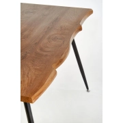 STÓŁ 80X120 DĄB NATURALNY / CZARNY LARSON LOFT – stoły sklep online, stół czarny, stół biały, stół okrągły, stół do jadalni, nowoczesny stół, stół prostokątny, stół do kuchni