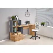 GROSSO biurko dąb wotan / antracyt