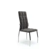 K416 krzesło popielaty velvet