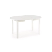 RINGO stół kolor blat - biały, nogi - biały (102-142x102x76 cm) – nowoczesny, stół do kuchni, stół do jadalni, stół czarny, nowoczesny stół, stoły sklep online, stół okrągły, stół biały, stół prostokątny