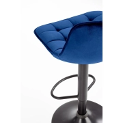 HOKER TAPICEROWANY GRANATOWY H95 – hoker tapicerowany, hoker nowoczesny, wygodny hoker, hoker barowy, hoker do kuchni