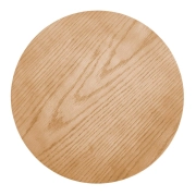 ŁAWA OKRĄGŁA FI 80 WOODY naturalny – ława nowoczesna, ława kawowa, ława do salonu, ława szklana, ława biała