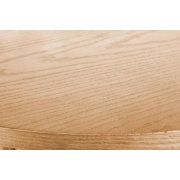 ŁAWA OKRĄGŁA FI 80 WOODY naturalny – nowoczesny, ława biała, ława szklana, ława do salonu, ława nowoczesna, ława kawowa