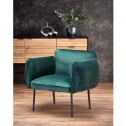 BRASIL fotel wypoczynkowy ciemny zielony/ czarny