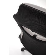 FOTEL OBROTOWY GAMINGOWY POPIELATY / CZARNY BLOOM – fotel obrotowy, fotel komputerowy, ergonomiczny fotel, fotel do biura, fotel biurowy