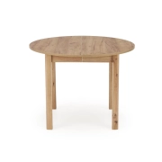 RINGO stół kolor blat dąb craft, nogi - dąb craft (102-142x102x76 cm) – stół prostokątny, stół biały, stół do jadalni, stół do kuchni, stoły sklep online, nowoczesny stół, stół okrągły, stół czarny