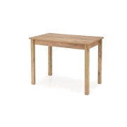GINO stół rozkładany blat - dąb craft, nogi - dąb craft – nowoczesny, stół rozkładany do salonu, stół rozkładany 140x80, stół powiększany, nowoczesny stół rozkładany, stół rozkładany do jadalni, stoły rozkładane sklep, stół rozkładany online