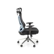 FOTEL OBROTOWY GABINETOWY CZARNY GILBERTO – fotel komputerowy, ergonomiczny fotel, fotel do biura, fotel obrotowy, idealny do salonu