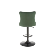 HOKER TAPICEROWANY CIEMNY ZIELONY H117 – hoker barowy, hoker tapicerowany, wygodny hoker, hoker do kuchni, idealny do salonu