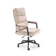 FOTEL OBROTOWY BEŻOWY ADRIANO – nowoczesny, ergonomiczny fotel, fotel do biura, fotel obrotowy, fotel komputerowy, fotel biurowy