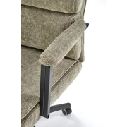 FOTEL OBROTOWY OLIWKOWY ADRIANO – ergonomiczny fotel, fotel do biura, fotel obrotowy, fotel komputerowy, idealny do salonu