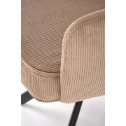 KRZESŁO TAPICEROWANE OBROTOWE CAPPUCCINO K528 – krzesło tapicerowane, krzesło nowoczesne, krzesło jadalnia, wygodne krzesła, krzesło do salonu