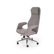 FOTEL OBROTOWY GABINETOWY JASNY POPIELATY KEVIN – fotel obrotowy, fotel komputerowy, ergonomiczny fotel, fotel do biura, fotel biurowy