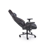 FOTEL OBROTOWY GAMINGOWY BALDUR c.popielaty / czarny – nowoczesny, ergonomiczny fotel, fotel do biura, fotel obrotowy, fotel komputerowy, fotel biurowy