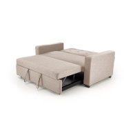 SOFA ROZKŁADANA BEŻOWA PAULINIO – nowoczesny, sofa tapicerowana, nowoczesna sofa, sofa do salonu, wygodna sofa, sofa rozkładana