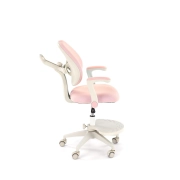 FOTEL OBROTOWY MŁODZIEŻOWY RÓŻOWY PANCO – ergonomiczny fotel, fotel do biura, fotel obrotowy, fotel komputerowy, idealny do salonu