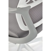 FOTEL OBROTOWY GABINETOWY POPIELATO BIAŁY VESUVIO 2 – fotel do biura, fotel obrotowy, ergonomiczny fotel, fotel biurowy, idealny do salonu