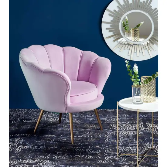 AMORINO fotel wypoczynkowy fioletowy
