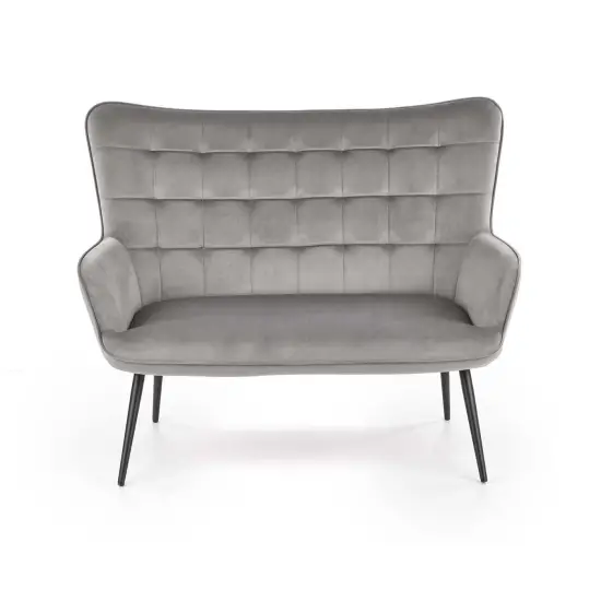 CASTEL XL sofa popielaty / czarny