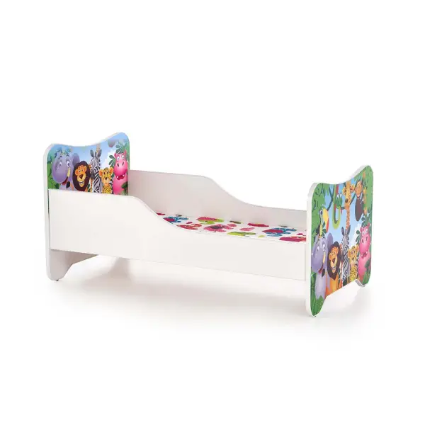 Łóżko dla dzieci HAPPY JUNGLE z materacem