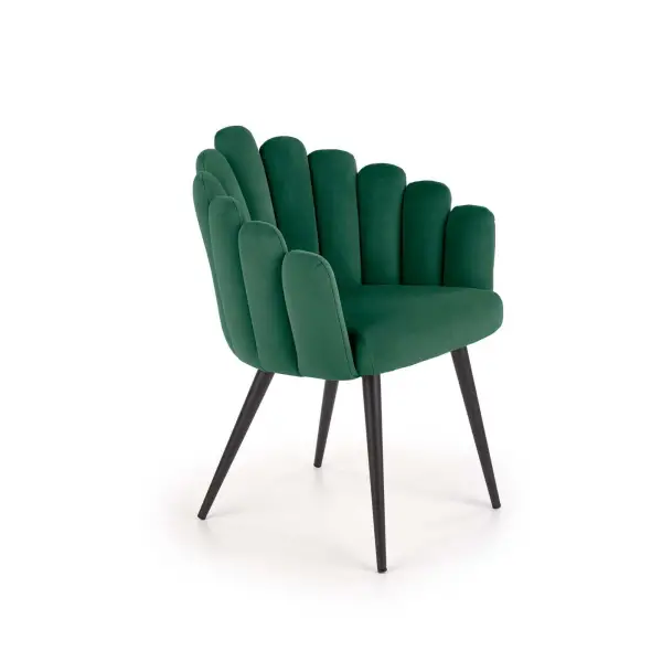 K410 krzesło c. zielony velvet