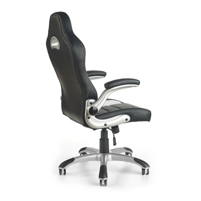 FOTEL OBROTOWY LOTUS CZARNO-POPIELATY – fotel komputerowy, fotel biurowy, fotel obrotowy, fotel do biura, ergonomiczny fotel