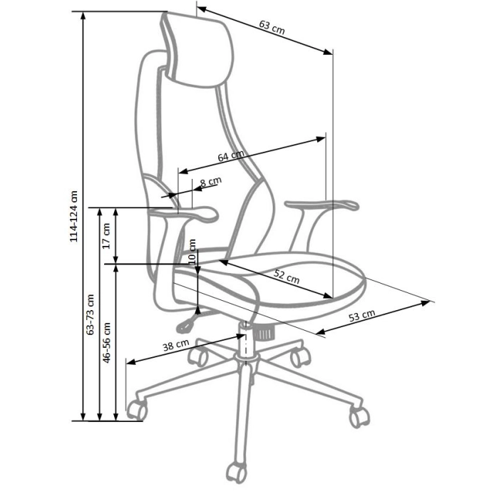 FOTEL OBROTOWY TORINO CZARNY – fotel komputerowy, ergonomiczny fotel, fotel do biura, fotel obrotowy, idealny do salonu