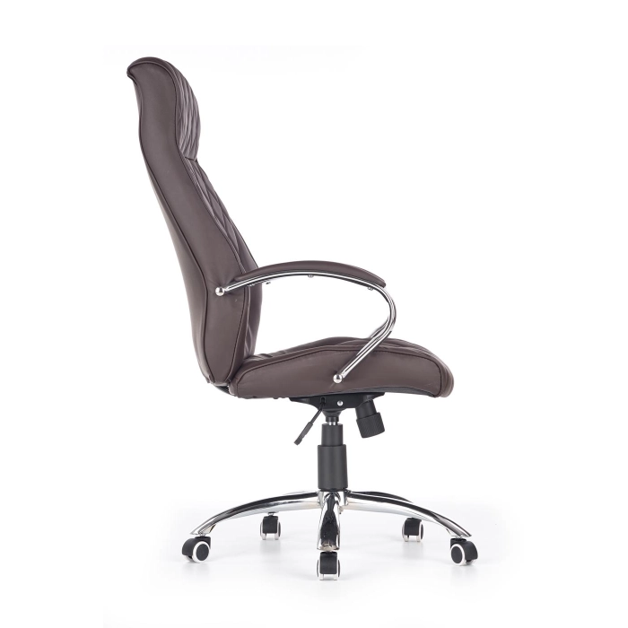 FOTEL OBROTOWY GABINETOWY HILTON czekoladowy – fotel komputerowy, fotel biurowy, fotel obrotowy, fotel do biura, ergonomiczny fotel