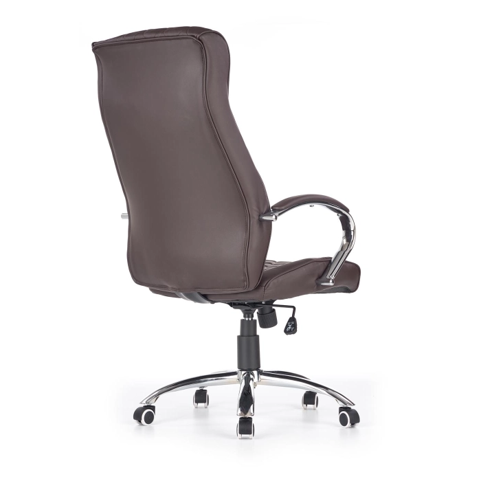 FOTEL OBROTOWY GABINETOWY HILTON czekoladowy – nowoczesny, ergonomiczny fotel, fotel komputerowy, fotel do biura, fotel obrotowy, fotel biurowy