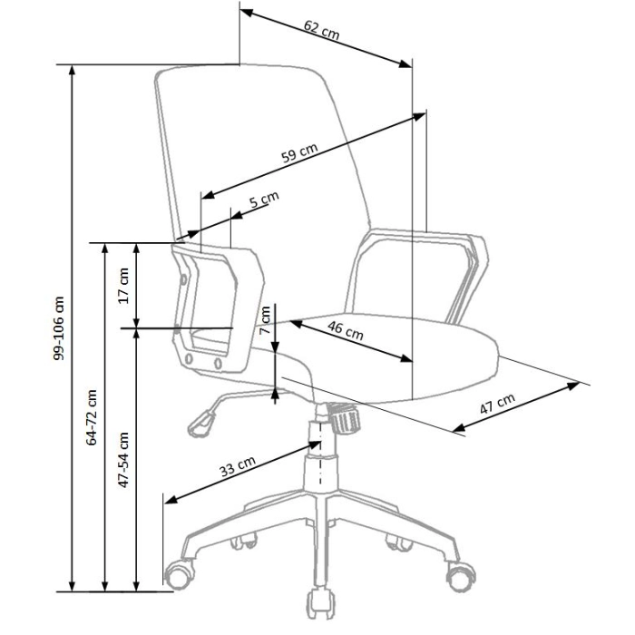 FOTEL OBROTOWY PRACOWNICZY SPIN 2 beżowy / biały – nowoczesny, fotel do biura, fotel komputerowy, fotel biurowy, ergonomiczny fotel, fotel obrotowy