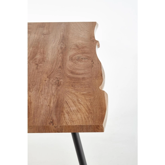 STÓŁ 80X120 DĄB NATURALNY / CZARNY LARSON LOFT – stół do kuchni, stół biały, stoły sklep online, stół okrągły, idealny do salonu