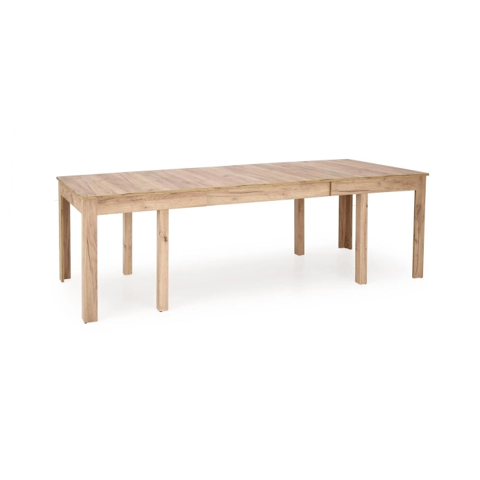 SEWERYN 160/300 cm stół kolor dąb craft (160-300x90x76 cm) (3p=1szt) – stół prostokątny, stół biały, stół do jadalni, stół do kuchni, stoły sklep online, nowoczesny stół, stół okrągły, stół czarny