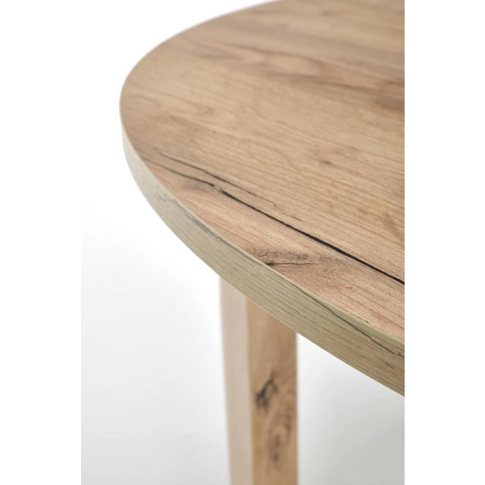 RINGO stół kolor blat dąb craft, nogi - dąb craft (102-142x102x76 cm) – nowoczesny, stół do kuchni, stół do jadalni, stół czarny, nowoczesny stół, stoły sklep online, stół okrągły, stół biały, stół prostokątny